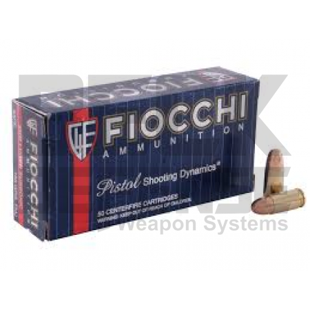 FIOCCHI 9MM 147GR FMJ  SUBSONIC